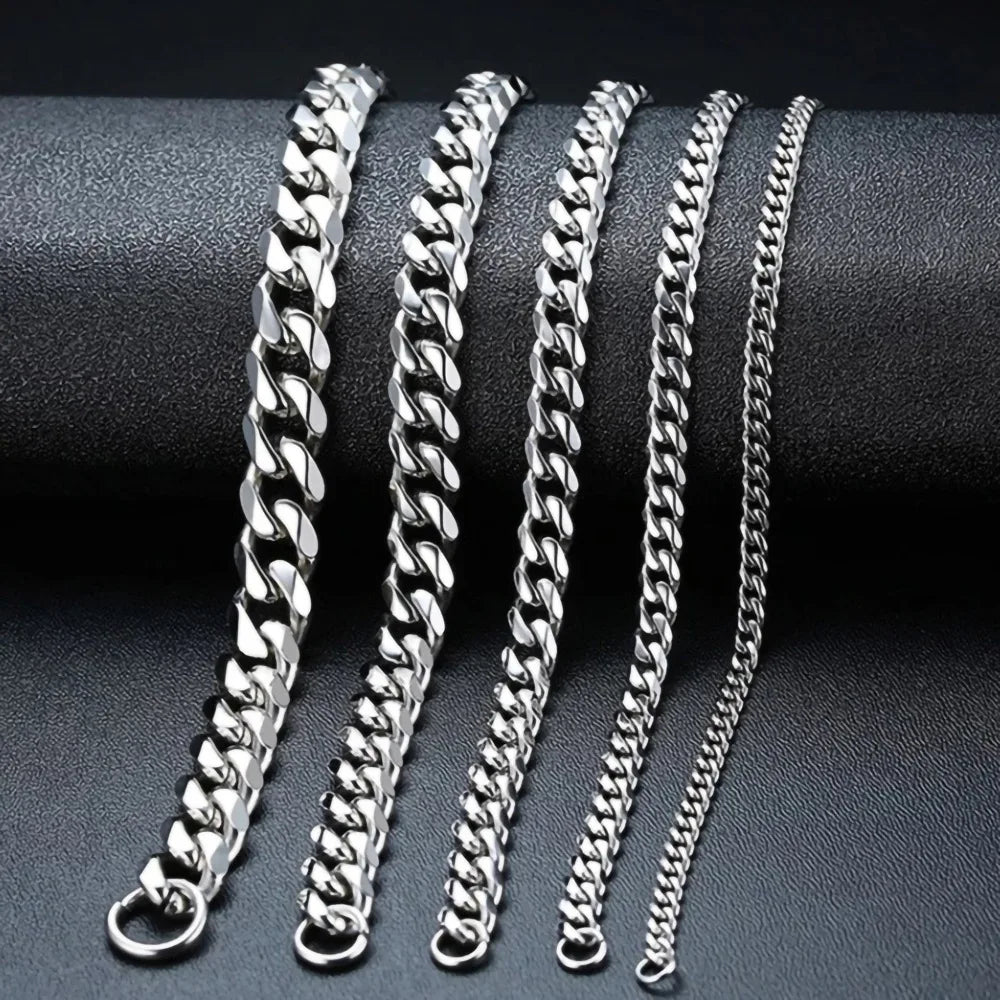 3/5/7/9MM Link Stainless Steel Chains