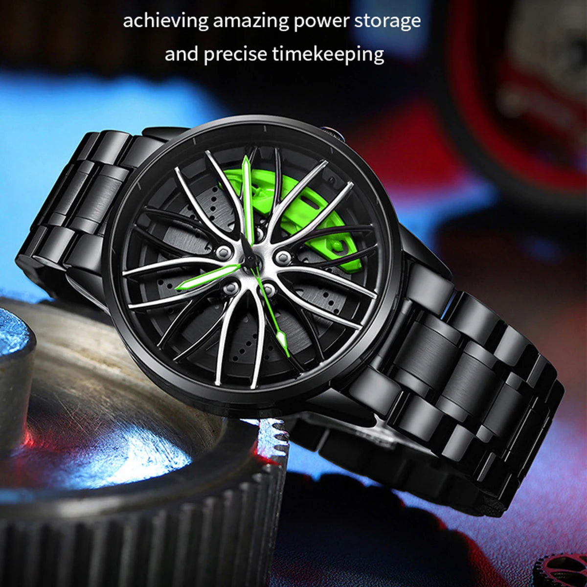 2025 New Rotating Dial Quartz Movement Stainless Steel watch