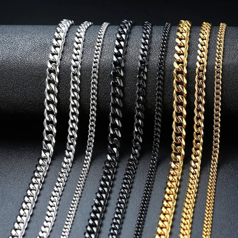 3/5/7/9MM Link Stainless Steel Chains