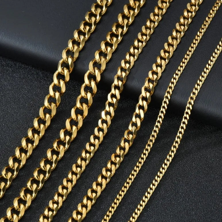 3/5/7/9MM Link Stainless Steel Chains