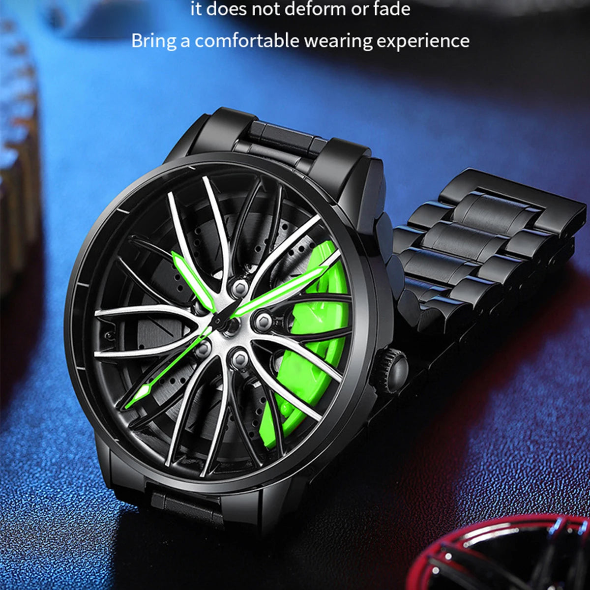 2025 New Rotating Dial Quartz Movement Stainless Steel watch