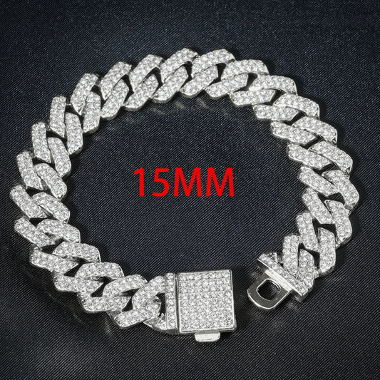 3pcs Iced Out Paved Rhinestones collection